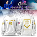 Notre Dame Campus X Freedom Turning Point USA Sweatshirt 2026 TPUSA Merch Gift For Men - Merchluma