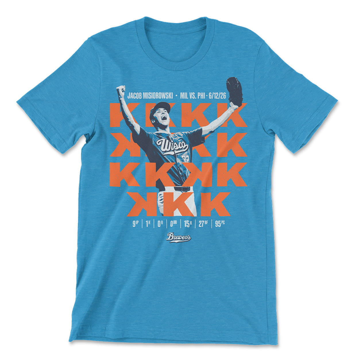 2026 Brewers Jacob Misiorowski T-Shirt Jacob Misiorowski Merch Unique Gifts For Husband - Merchluma