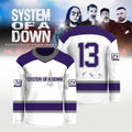 SOAD Merch 2026 System Of A Down Europe Tour Signed Hockey Jersey Gifts For Heavy Band Fans - Merchluma
