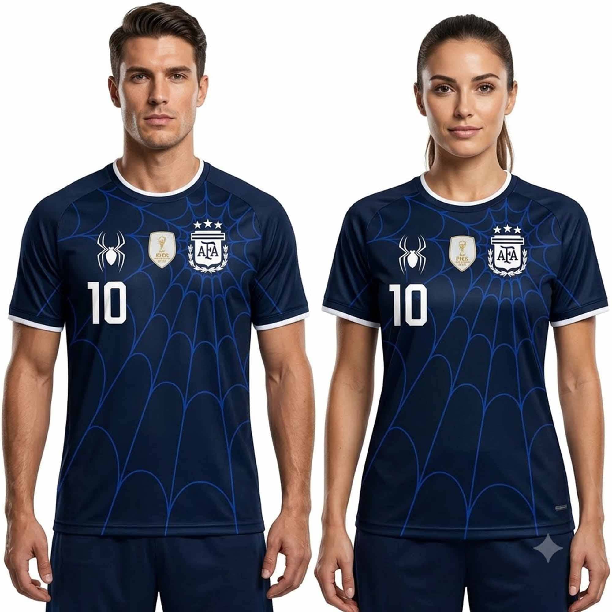 2026 Argentina X Spiderman Merch World Cup FIFA T-Shirt Gifts For Fan - Merchluma