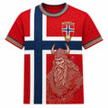 2026 Norway Norge Football Viking Warrior T-Shirt Norway Football Merch Gift For Fans - Merchluma