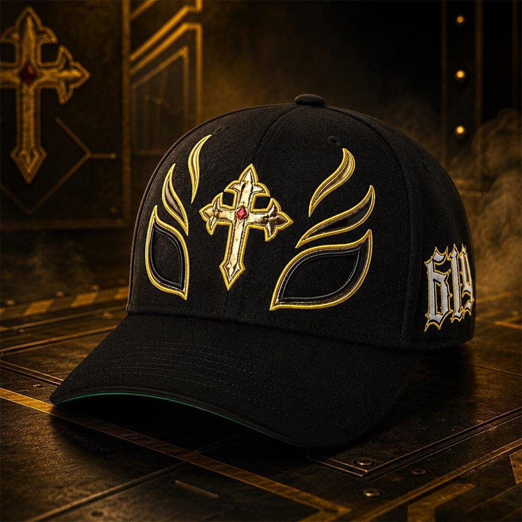 WWE Rey Mysterio Booyaka 619 Black And Gold Hat 2026 Wrestling Fan Cap Gift For Dad - Merchluma