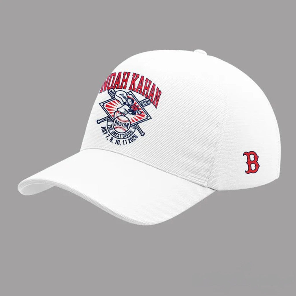 Noah Kahan X Boston Red Sox The Great Divide Tour 2026 Hat Noah Kahan Boston Merch Fan Gifts - Merchluma