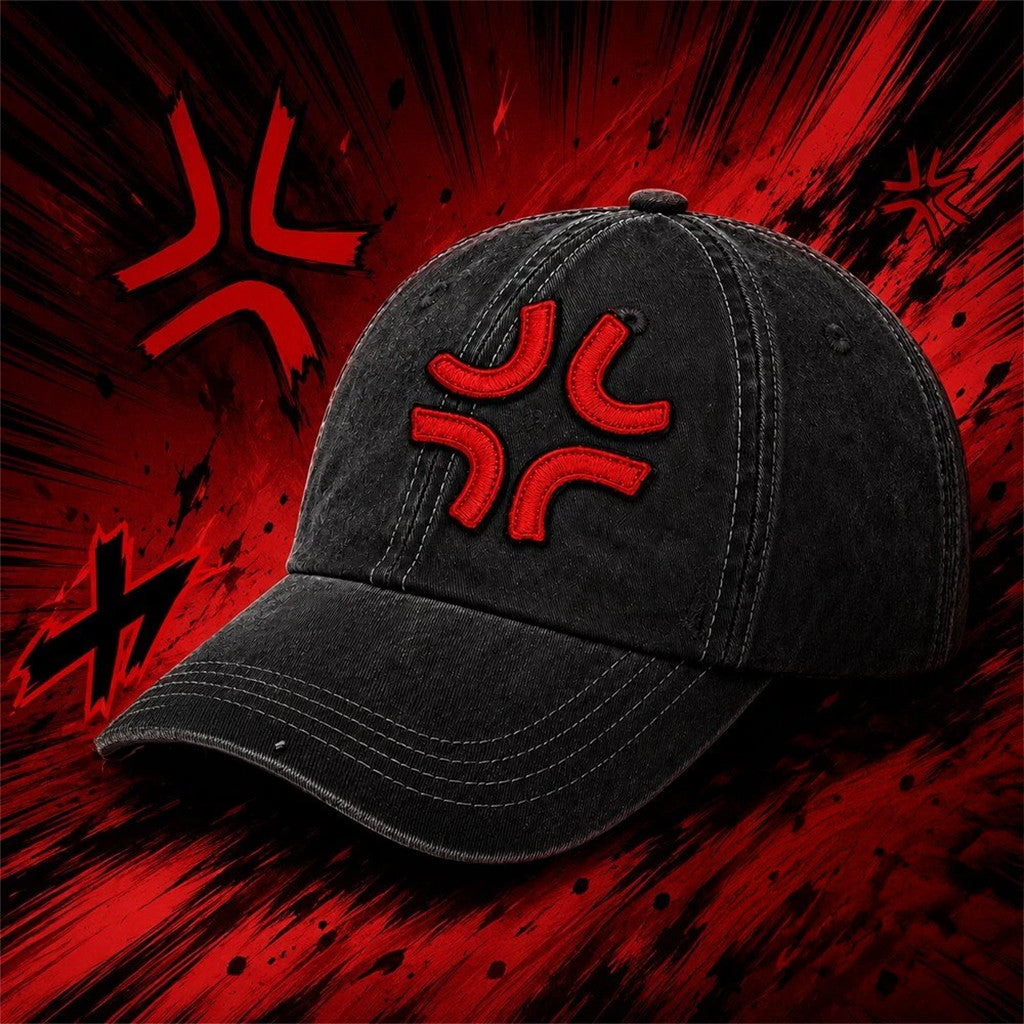 Manga Anger Symbol Hat Funny Manga Cosplay Baseball Cap Gift For Friends - Merchluma