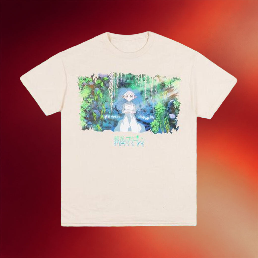 Crunchyroll Merch 2026 Frieren Beyond Journey's End Shirt Frieren Floating T-Shirt Fan Gifts - Merchluma