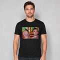 Swirly Kirk Merch Swirly Kirk Abstract Trippy Portrait T-Shirt Birthday Gift Ideas For Him - Merchluma