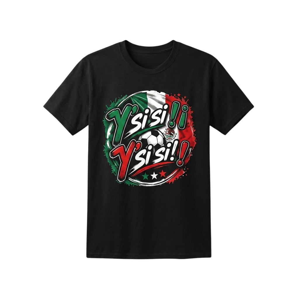 Y Si Si Mexico World Tour Graphic T-Shirt Mexico Y Si Merch Gifts For Men Fans - Merchluma