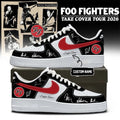 Custom Foo Fighters Take Cover Tour 2026 Shoes Sneakers Signature Foo Fighters Merch Fan Gifts - Merchluma