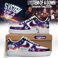 Custom SOAD Merch 2026 System Of A Down Europe UK Stadium Tour Signature Sneakers Fan Shoes - Merchluma