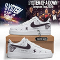 Customized System Of A Down 2026 Tour Signature Sneakers Music Fan Shoes SOAD Band Merch - Merchluma