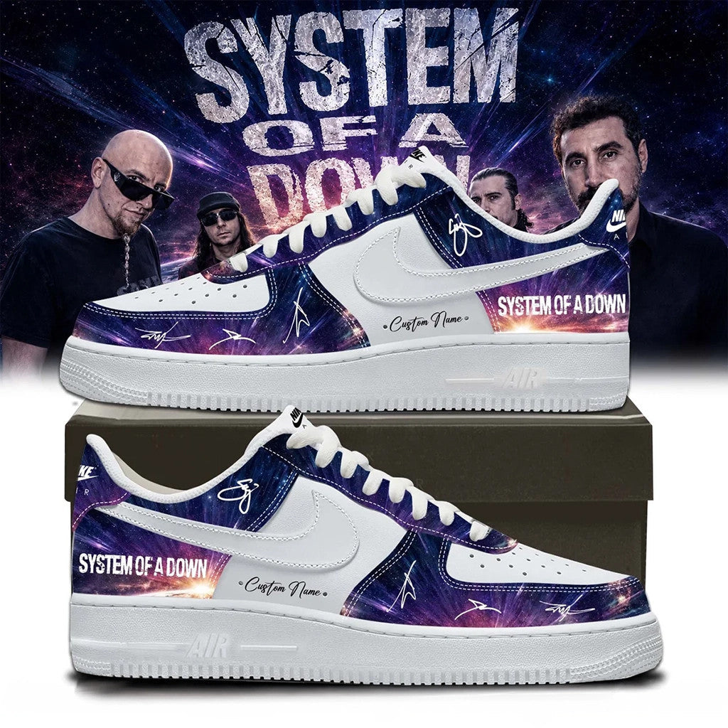 Personalized SOAD Merch 2026 System Of A Down Signature Shoes Sneakers Gift For Band Fans - Merchluma