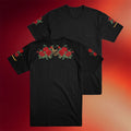 Hunger Games Merch 2026 Songbirds And Snakes X Trish Summerville Rose Black T-Shirt Fan Gifts - Merchluma