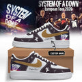 Personalized System Of A Down Merch 2026 SOAD European Tour Shoes Sneakers Music Fan Gift Ideas - Merchluma
