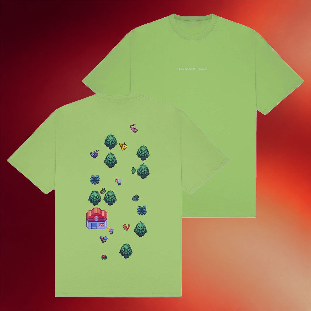 Pokemon Center Merch 2026 Pokemon X Dolly Noire Pokemon Scenery T-Shirt Gift For Him - Merchluma