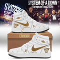 Customized System Of A Down 2026 Tour Signature Sneakers Music Fan Shoes SOAD Merch - Merchluma