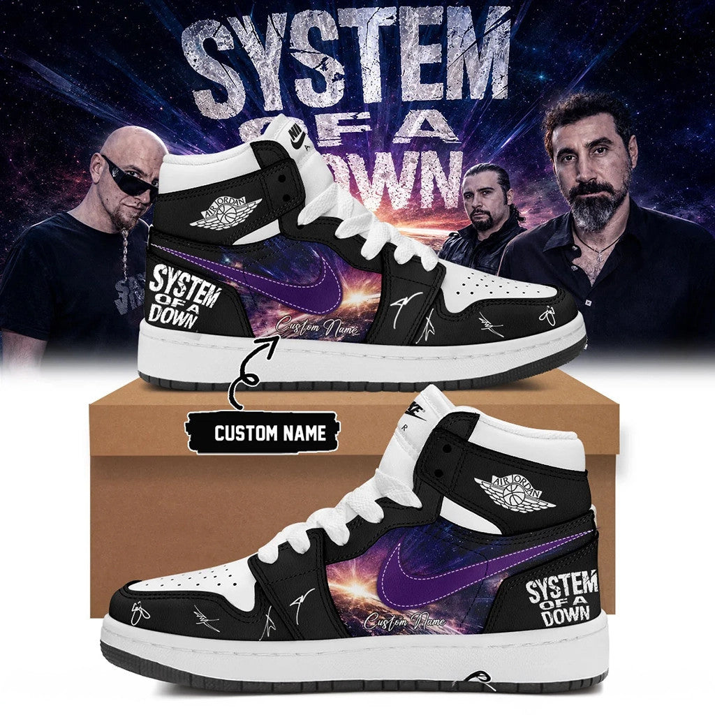 Personalised SOAD 2026 Merch System Of A Down Tour Signature Shoes Sneakers Band Fan Gifts - Merchluma