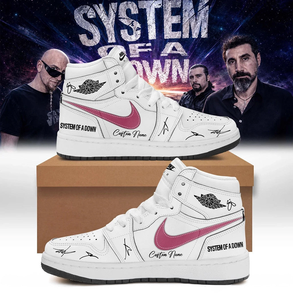 Personalized SOAD Merch 2026 System Of A Down Signature Shoes Sneakers Gift For Music Lover - Merchluma