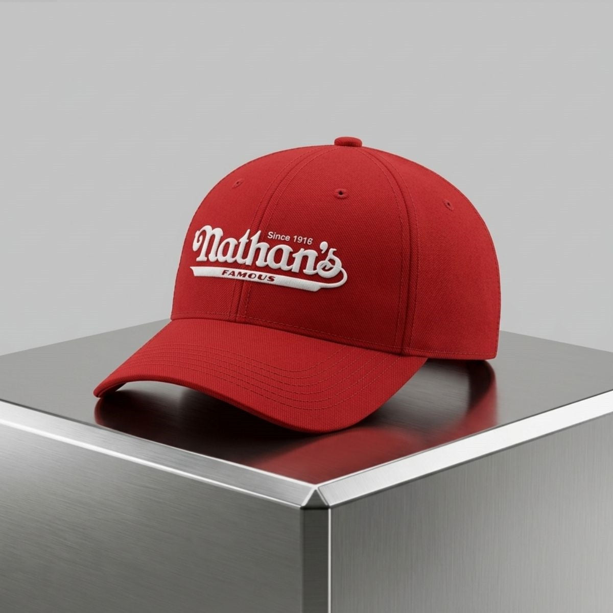 Nathan's Foam Hot Dog Since 1916 Hat Nathans Famous Merch Gift For Foodies - Merchluma
