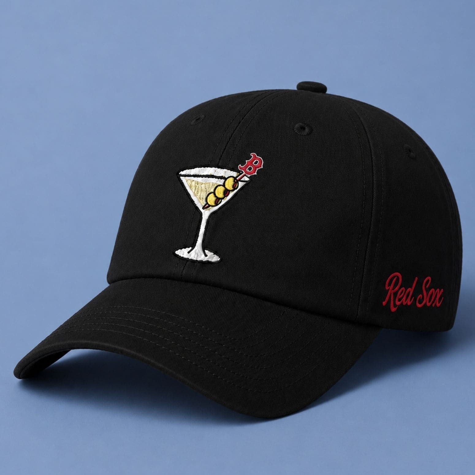 Red Sox Tini Cocktail Martini Hat Red Sox Merch Gifts For Men Fans - Merchluma