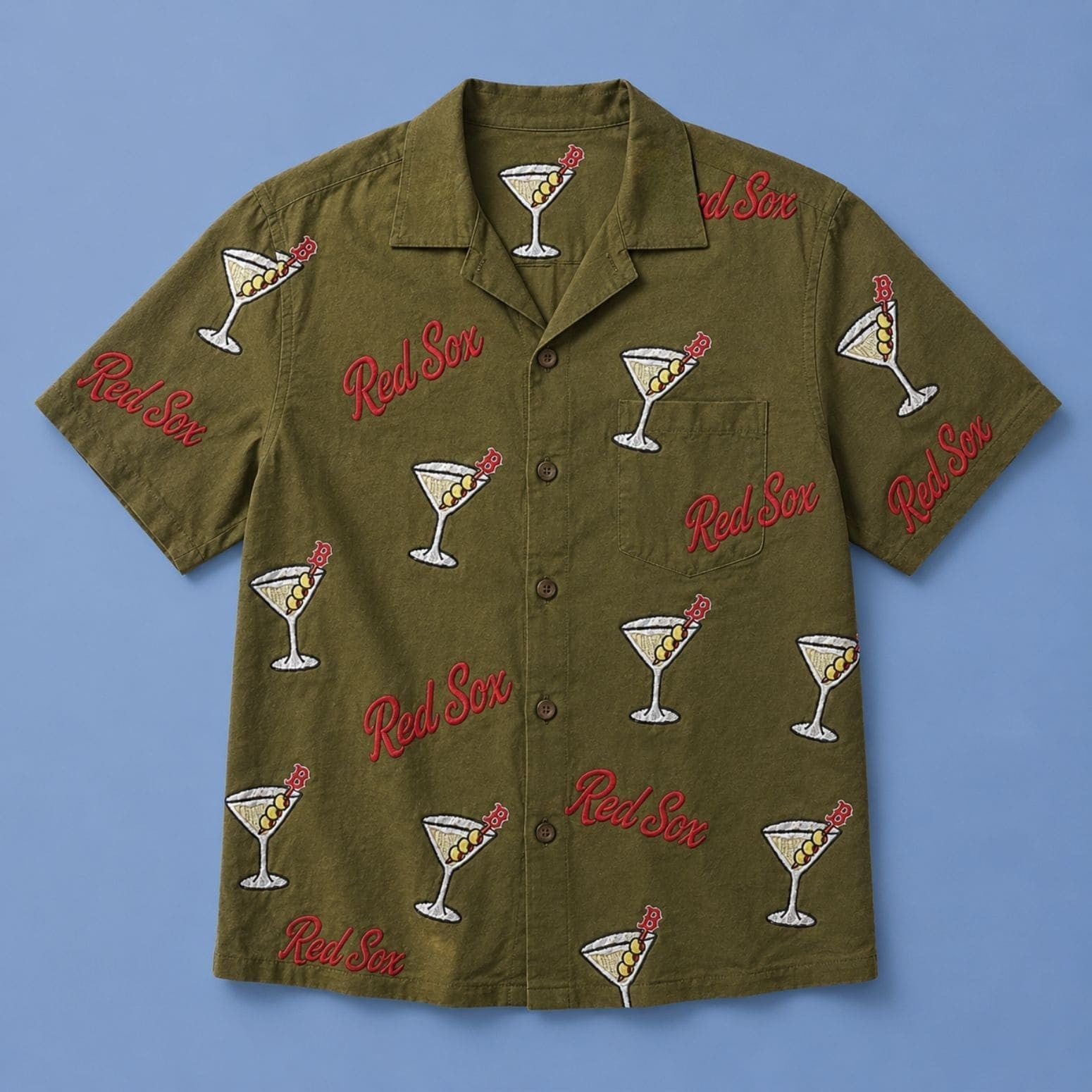 2026 Red Sox Tini Hawaiian Shirt Red Sox Merch Gift Ideas For Him - Merchluma
