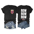 Norway 2026 World Cup Norwegian Vikings Row T-Shirt Norway Row Row Row Shirt Best Gifts - Merchluma
