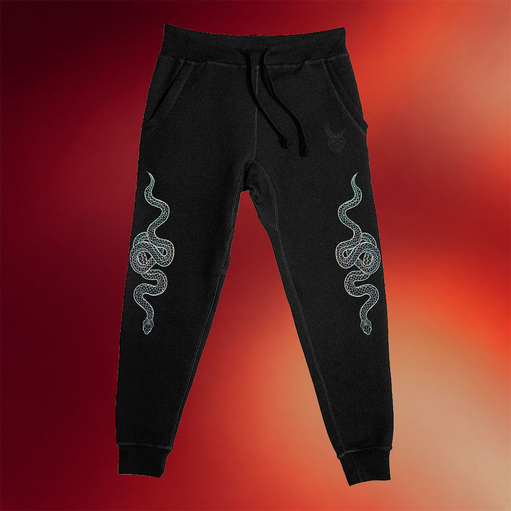 Hunger Games Merch 2026 Songbirds And Snakes X Trish Summerville Snake Foil Joggers Him Gifts - Merchluma