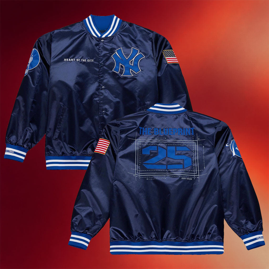 Jay Z 30 Merch 2026 Blueprint X Yankees Jacket Jay Z Merch Yankee Stadium Fan Apparel - Merchluma