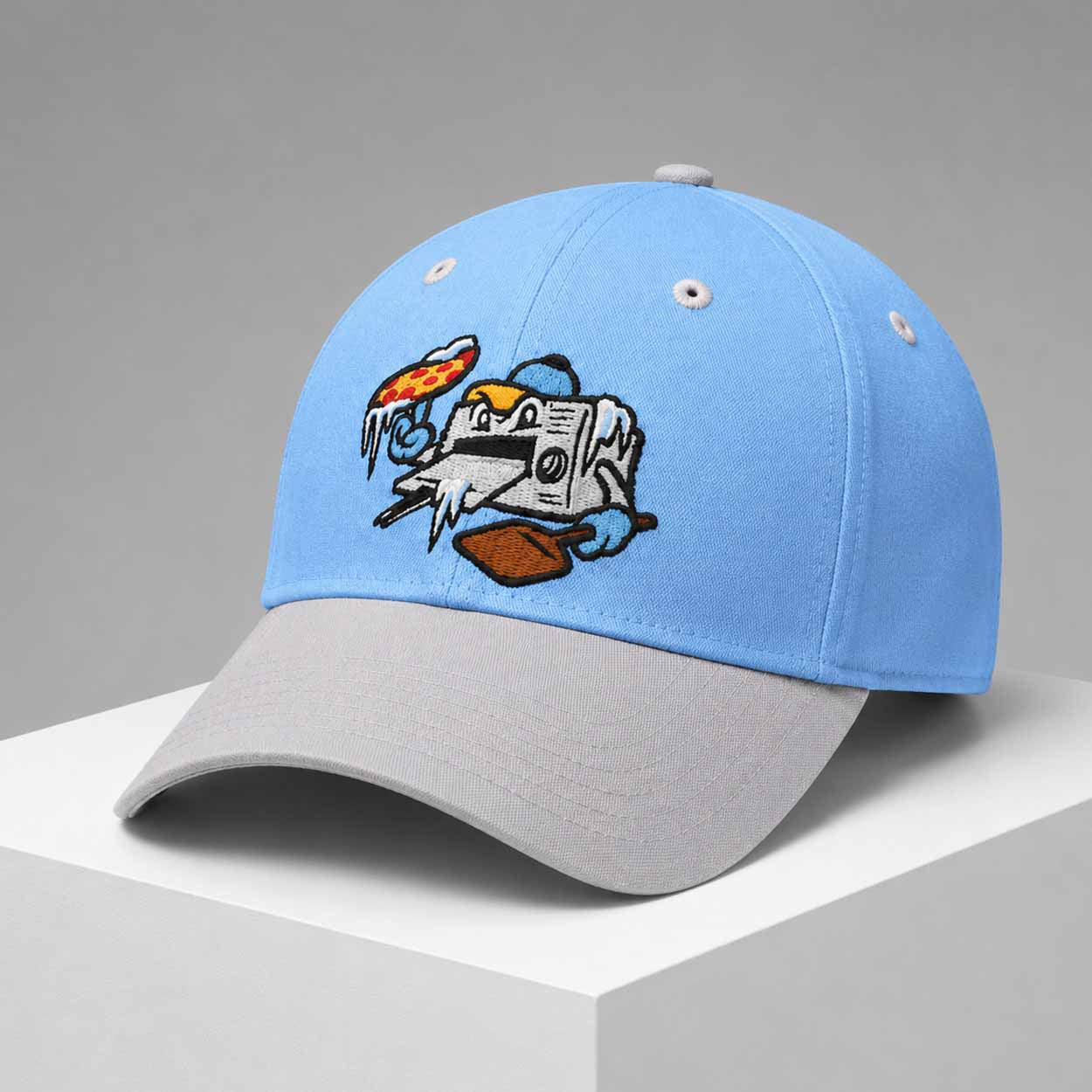 Timber Rattlers Merch Light Blue Frozen Pizzas Theme Nights Hat Birthday Ideas For Men - Merchluma