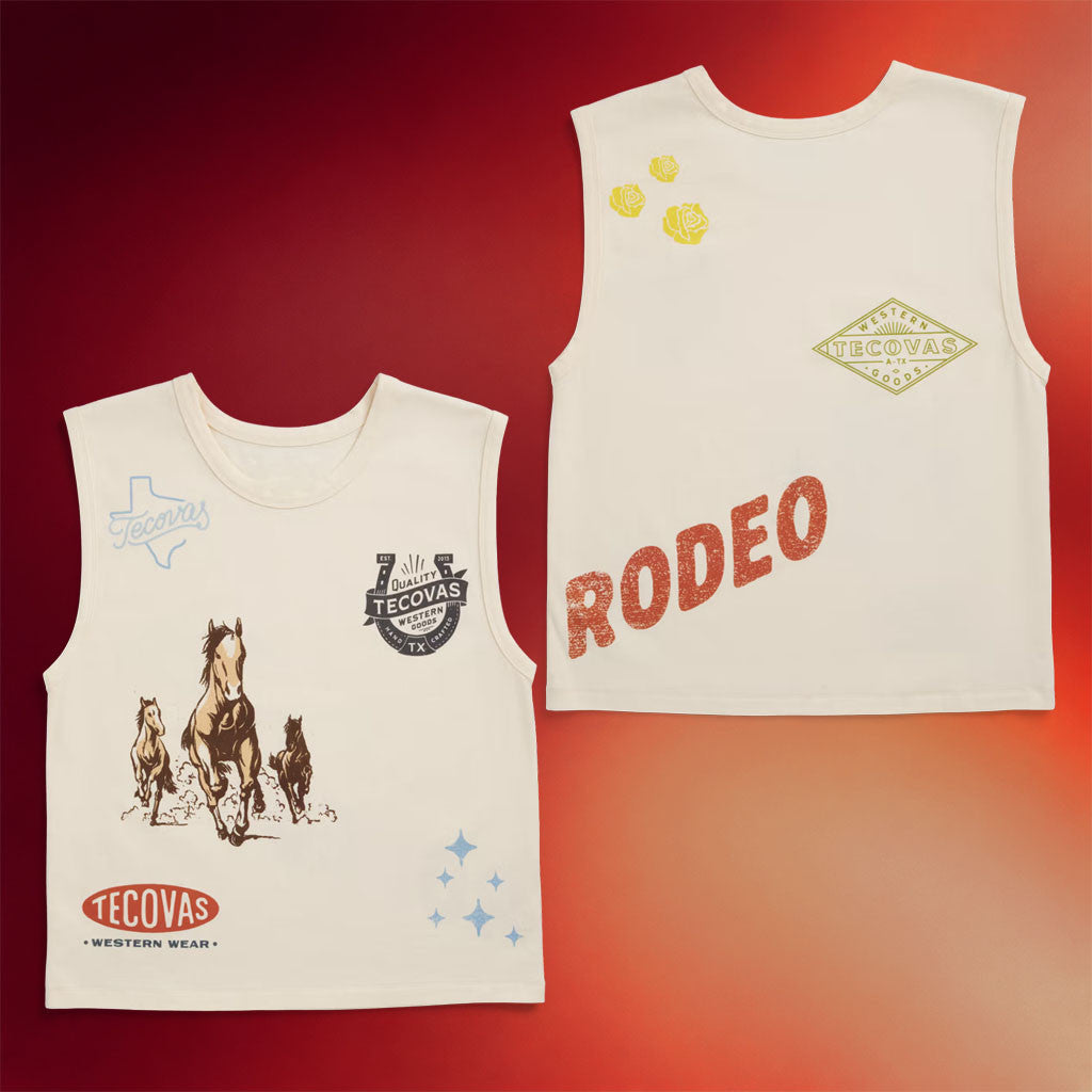 Tecovas Merch 2026 Tecovas Western Tank Top Rodeo Clothing Gifts Ideas For Sisters - Merchluma
