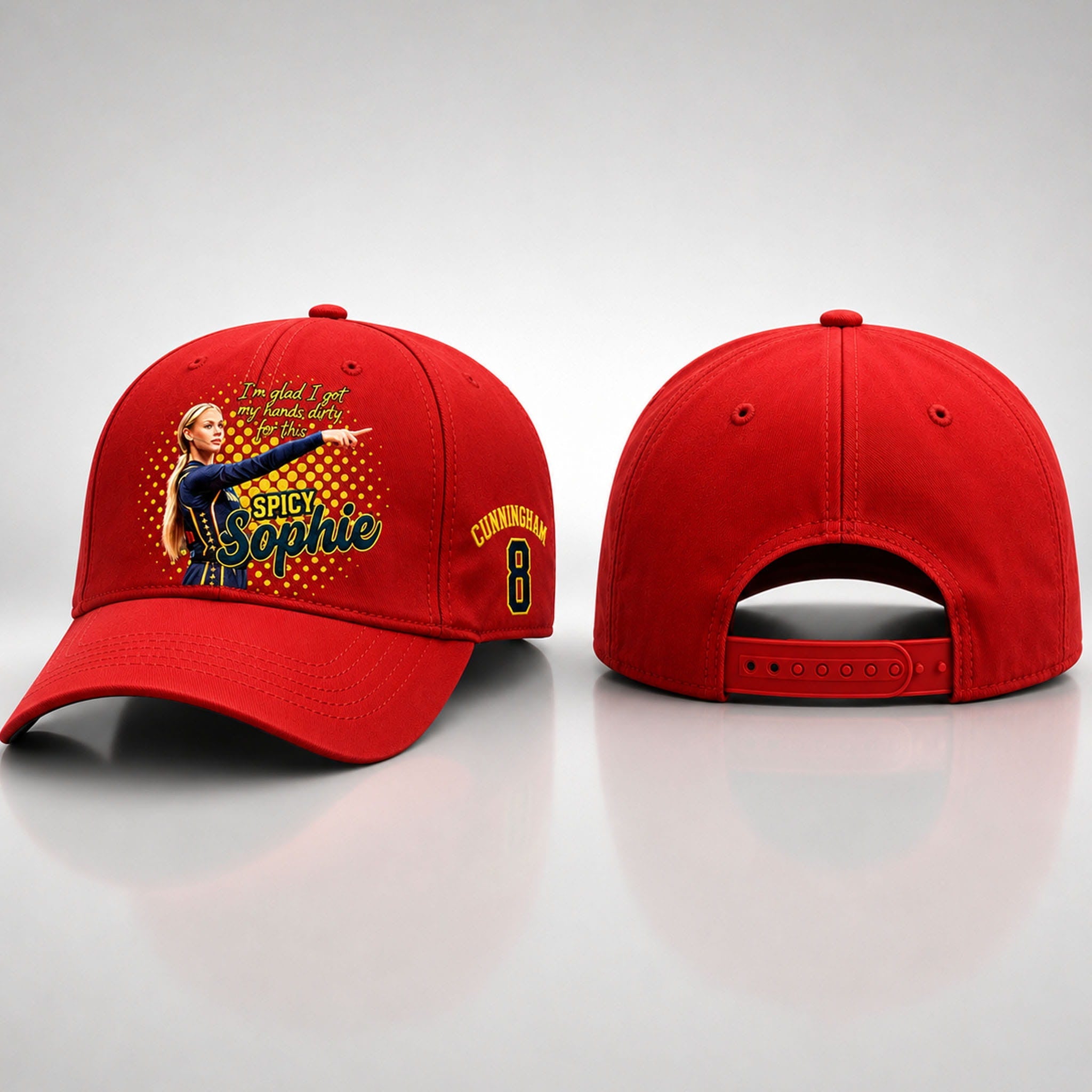 Spicy Sophie I'm Glad I Got My Hand Dirty For This Hat Spicy Sophie Merch Gift For Youtube Fans - Merchluma