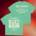 Illenium Merch ILL ES25 Block T-Shirt Ember Shores Shirts Gifts For DJ Fans - Merchluma