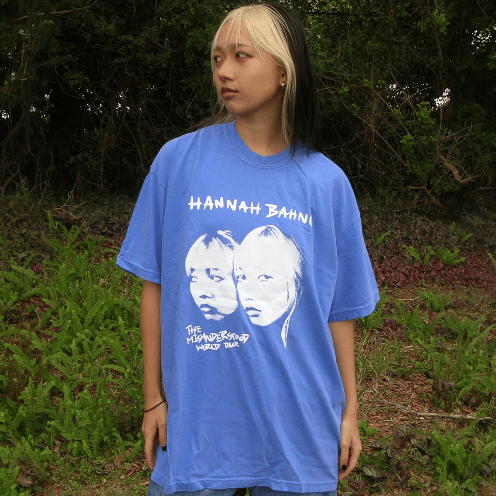 Hannah Bahng Merch The Misunderstood Tour Shirt North America Dates Gifts For Music Lovers - Merchluma