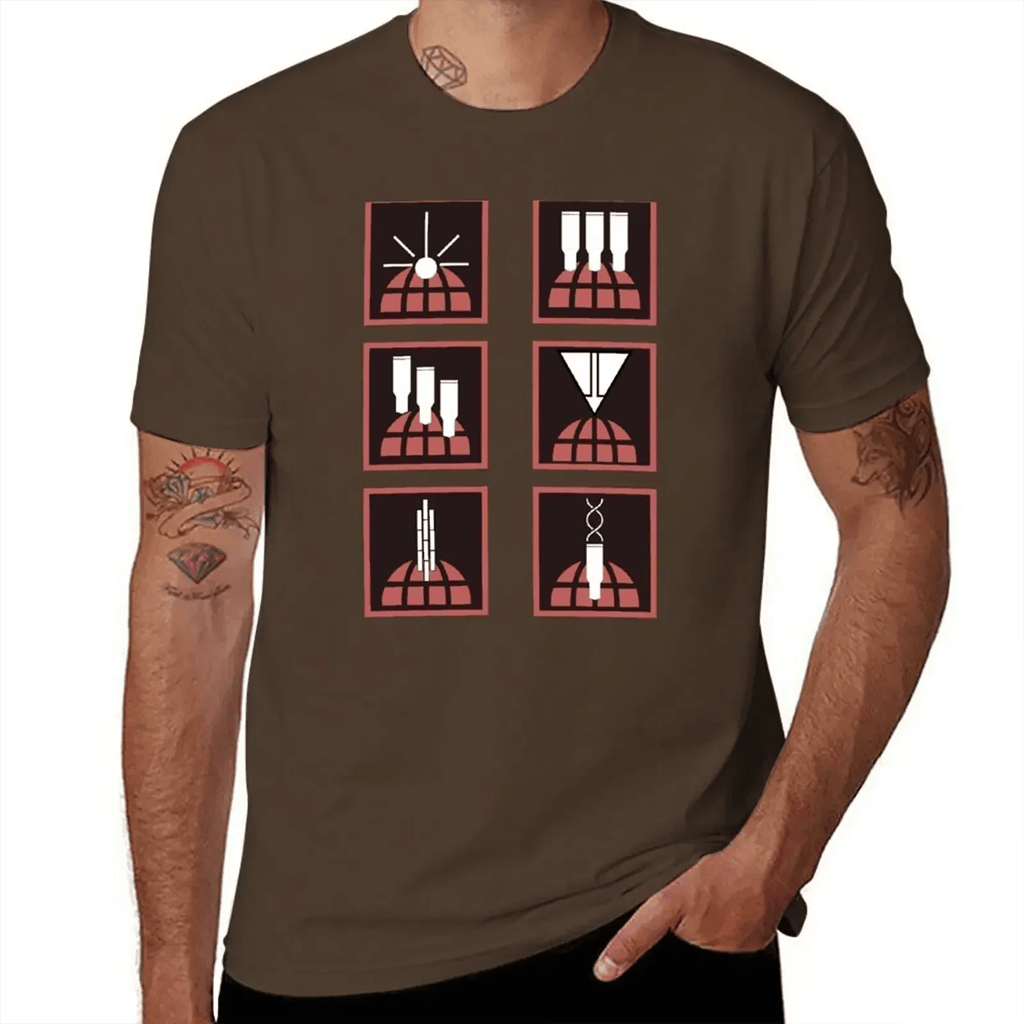 Helldivers Merch 2026 Orbital Stratagems Icons T-Shirt Game Lovers Gifts For Him - Merchluma