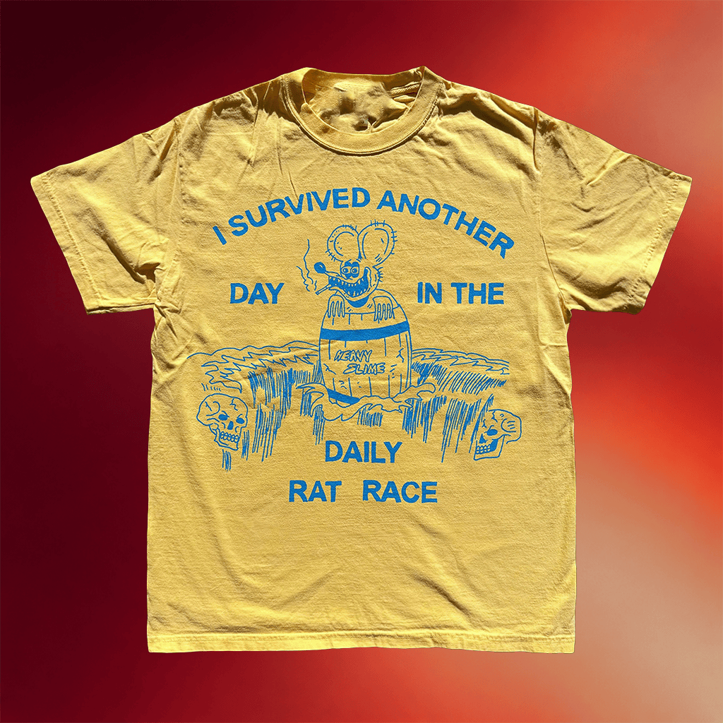 Heavyslime Merch Daily Rat Race T-Shirt Birthday Gifts For Besties - Merchluma