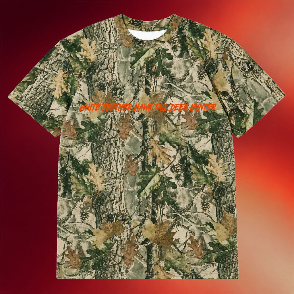 Lana Del Rey Merch 2026 White Feather Realtree Camo T-Shirt Music Lover Gifts For Him - Merchluma