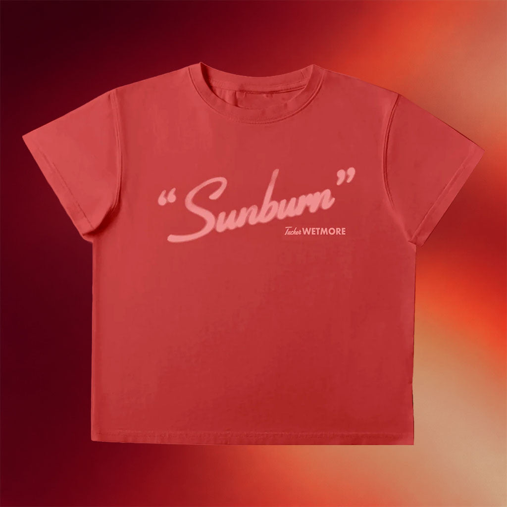 Tucker Wetmore Merch 2026 Sunburn Cropped Tee Country Music Fan Shirt Gift For Her - Merchluma