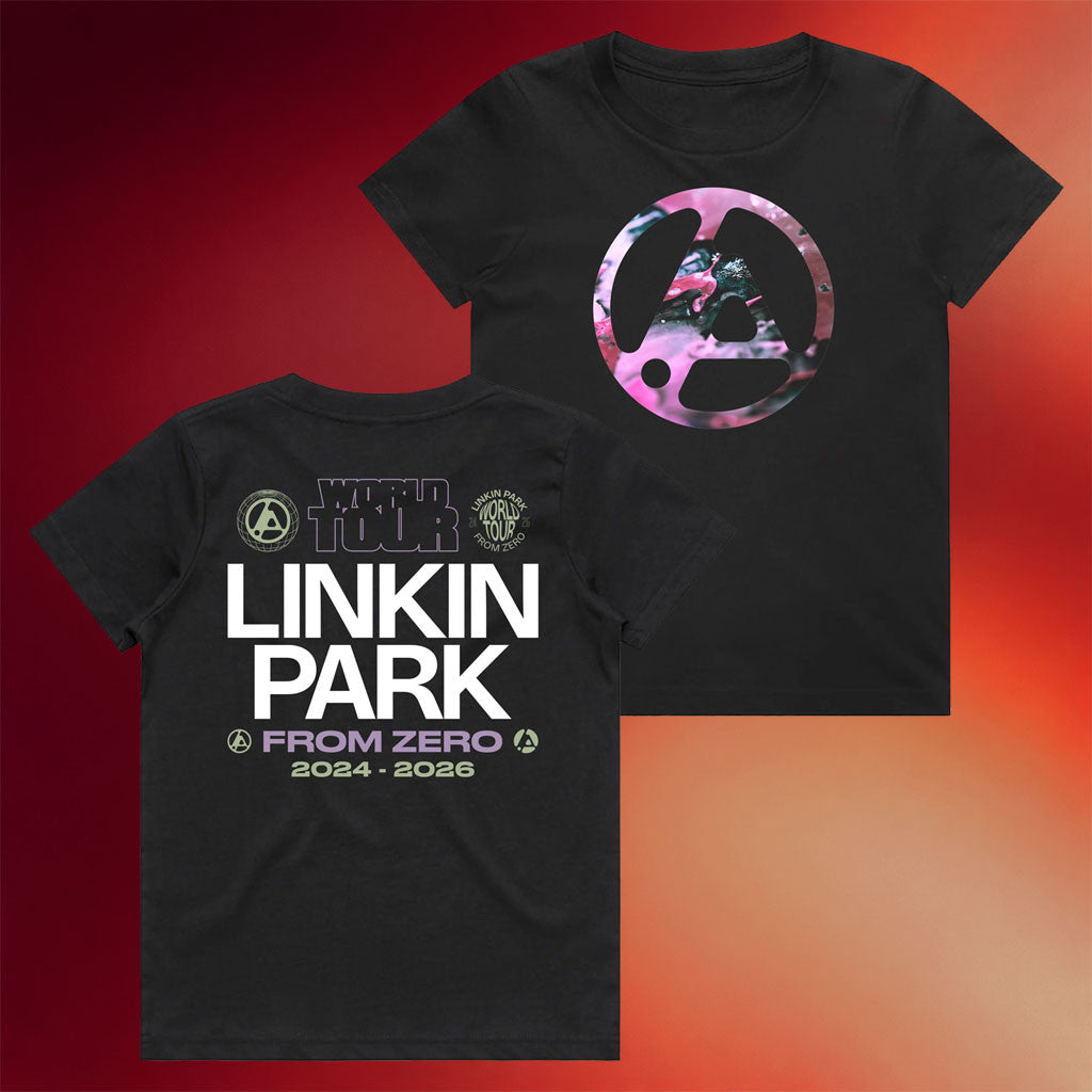 Linkin Park Merch 2026 From Zero World Tour T-Shirt Linkin Park Tour Merchandise Black - Merchluma