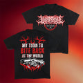 Lorna Shore Merch 2026 My Turn To Bite Back At The World T-Shirt War Machine Shirt Fan Gifts - Merchluma