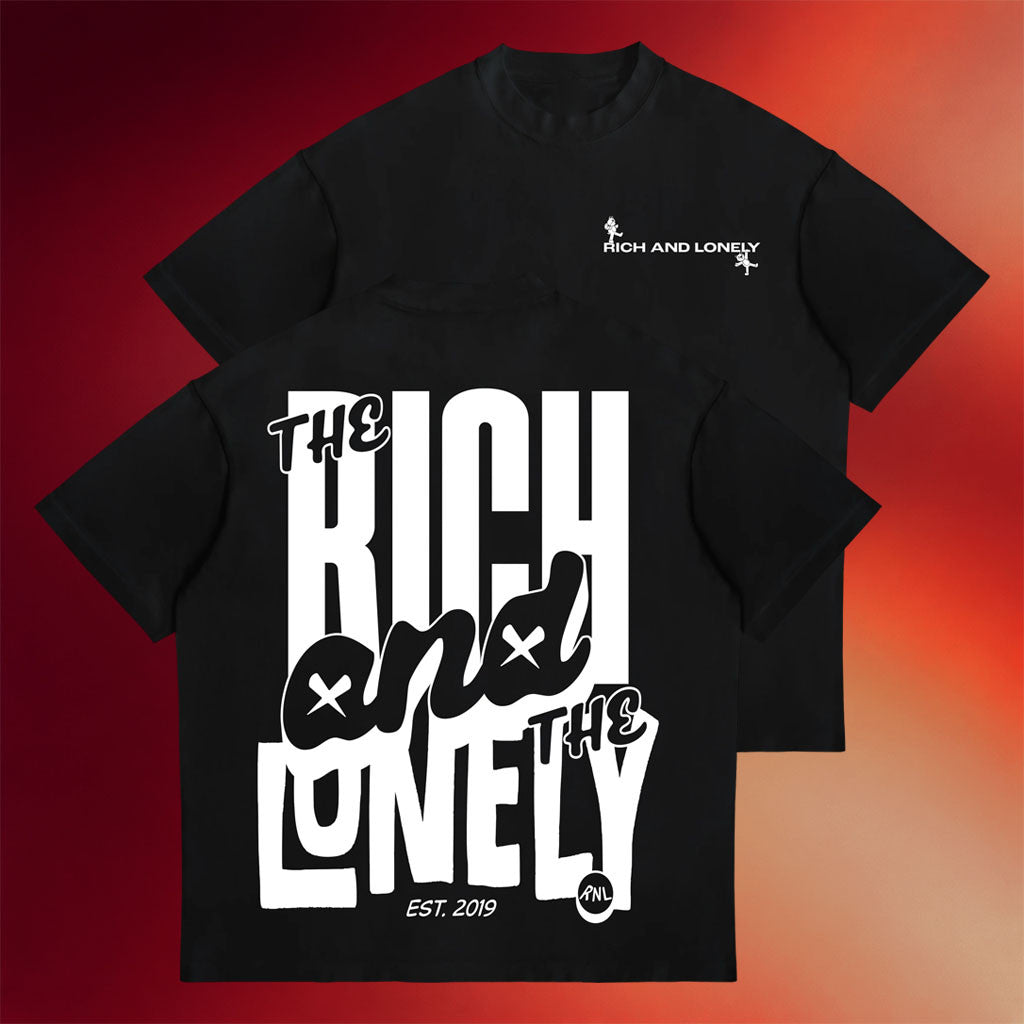 Rich And Lonely Merch 2026 The Rich And The Lonely T-Shirt Black Present For Friends - Merchluma