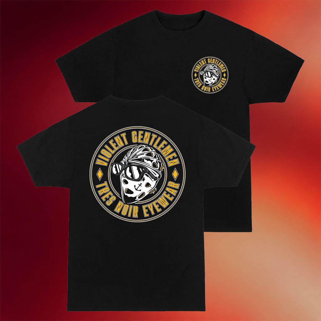 Violent Gentlemen Merch 2026 Tres Noir T-Shirt Black Birthday Gifts For Hockey Fans - Merchluma