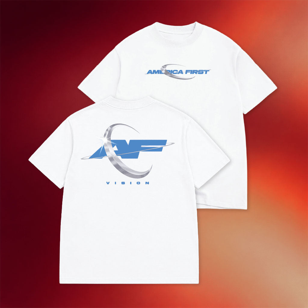 Fuentes Merch 2026 Vision T-Shirt White America First Shirt Nick Fuentes Merch Gift For Friends - Merchluma