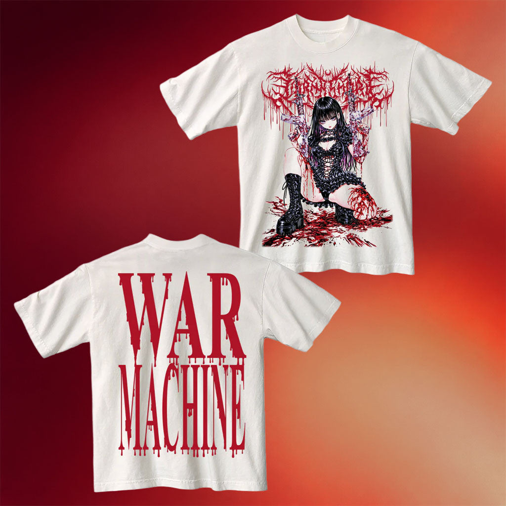Lorna Shore Merch 2026 Anime Gun Shirt War Machine T-Shirt Gift For Band Fans - Merchluma