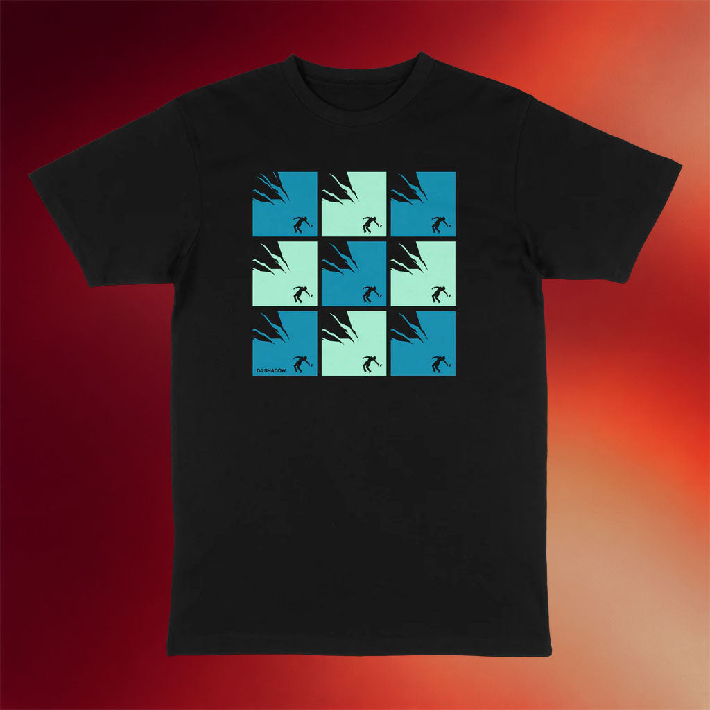 DJ Shadow Merch 2026 The Mountain Will Fall Grid T-Shirt Gifts For Music Lovers - Merchluma