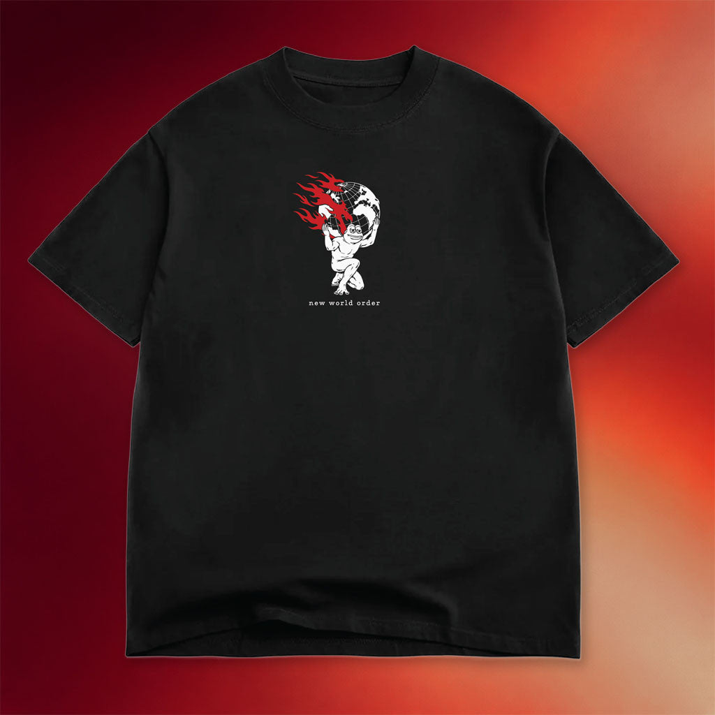 Fuentes Merch 2026 New World Order T-Shirt Black Nick Fuentes Merch Present For Friends - Merchluma