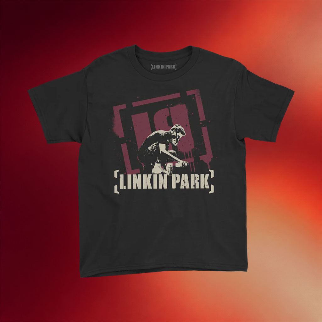 Linkin Park Merch 2026 Vintage Meteora Spray Black T-Shirt Linkin Park Shirt Gift For Rock Fans - Merchluma