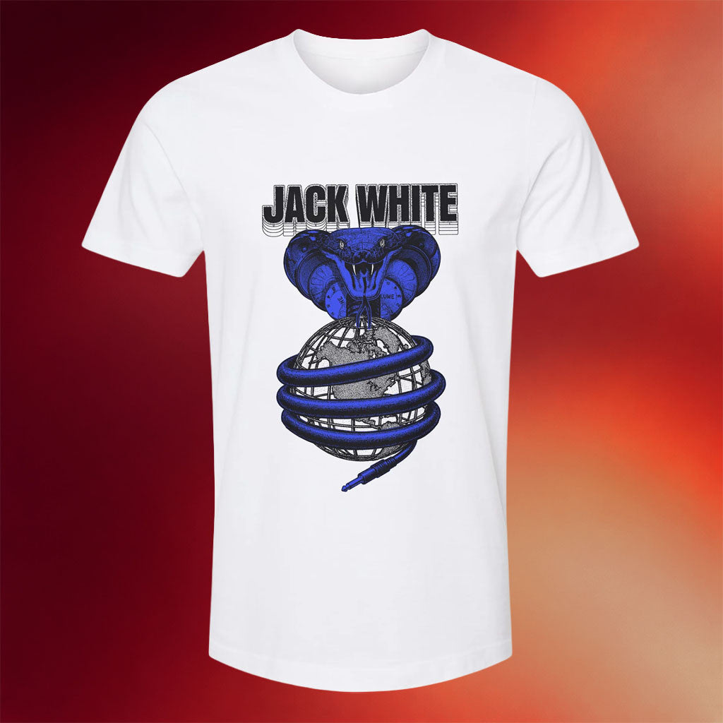 Jack White Merch 2026 Snake Tour T-Shirt Jack White Shirt Music Gift Ideas For Guys - Merchluma