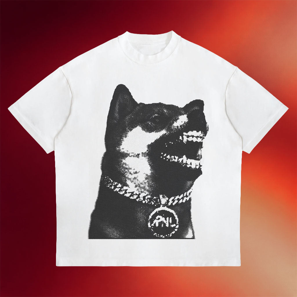 Rich And Lonely Merch 2026 Hellhound T-Shirt White Unique Gifts For Husband - Merchluma