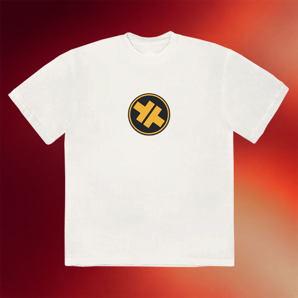 Take That Merch 2026 TT Pill Logo White T-Shirt Unique Gifts For Music Lovers - Merchluma