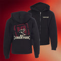 Linkin Park Merch 2026 Vintage Meteora Spray Black Zip Hoodie Cool Gift For Rock Fans - Merchluma