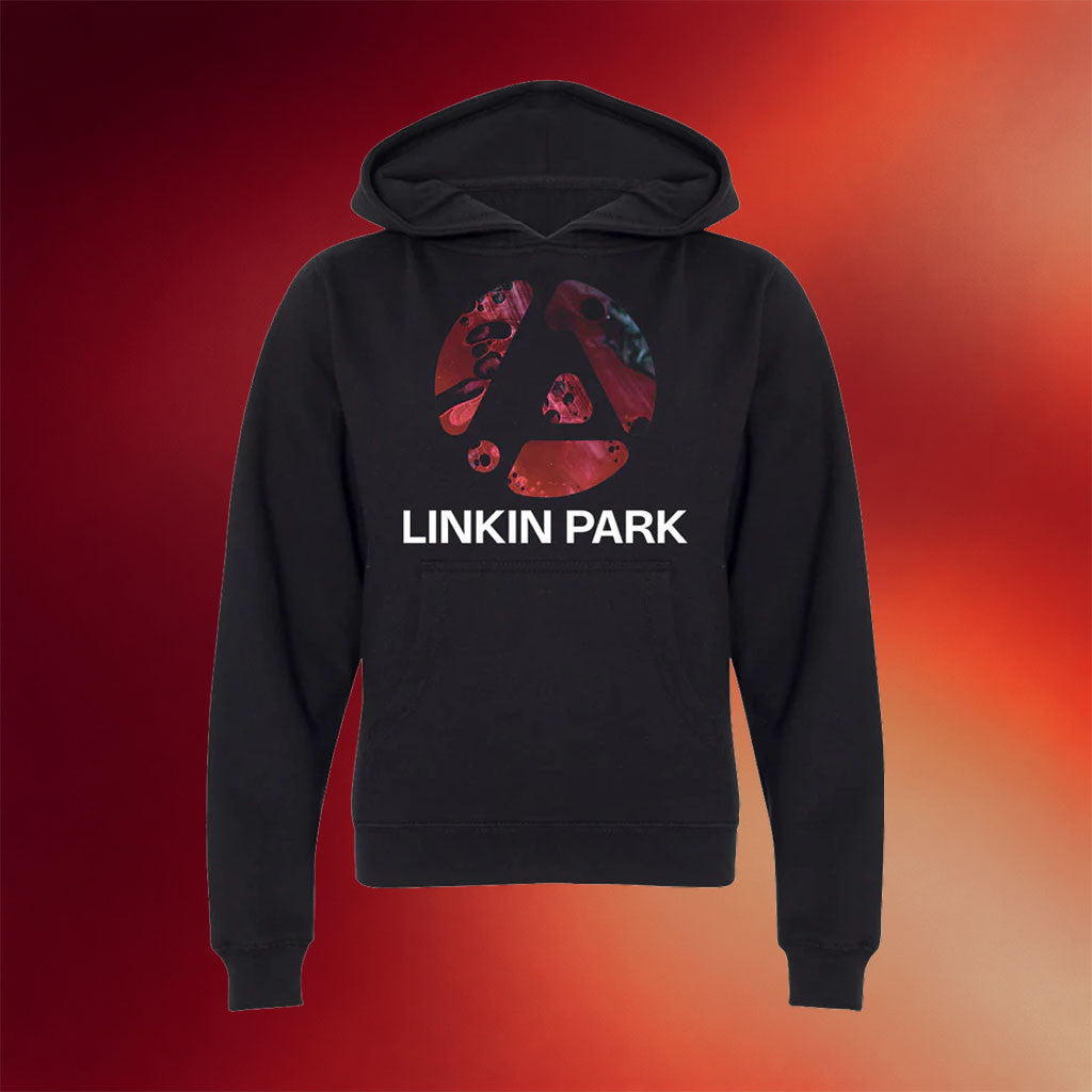 Linkin Park Merch 2026 From Zero Morph Texture Black Hoodie Presents For Rock Lovers - Merchluma